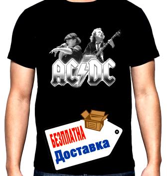 AC DC, band, 1, мъжка тениска, 100% памук, S до 5XL